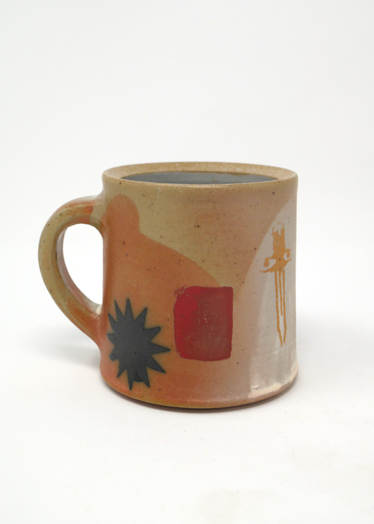 Ojitos y puñal mug